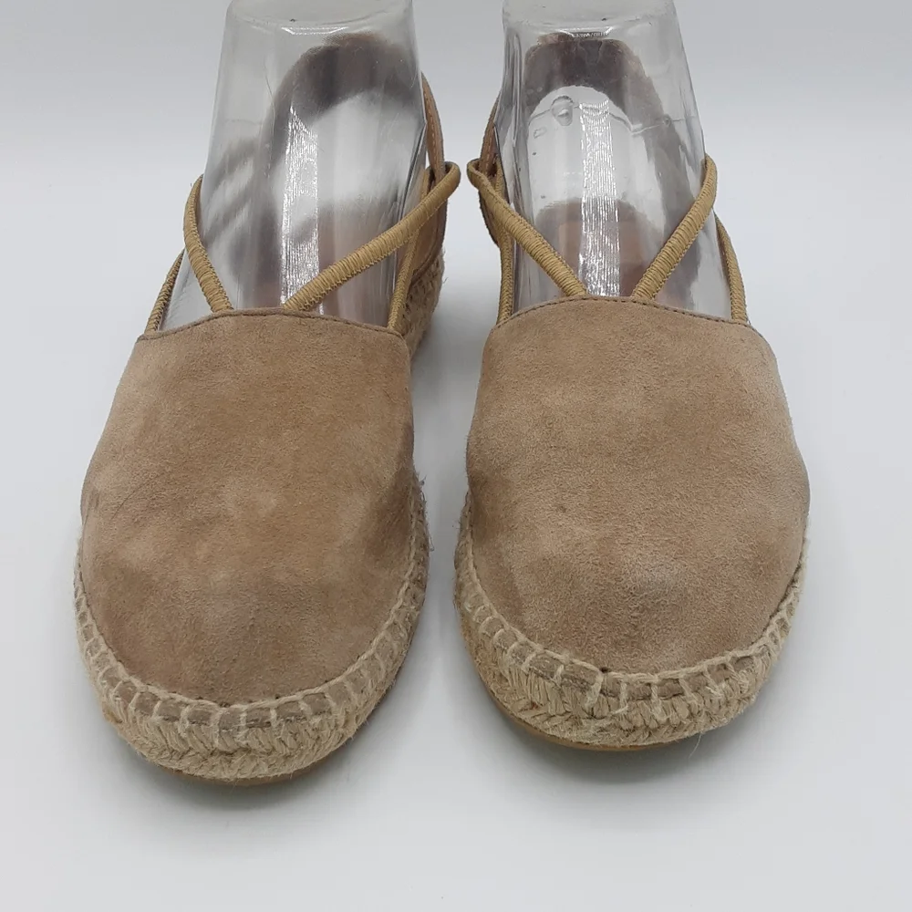 Kanna Espadrille Suede Platform Boho Sandal.
